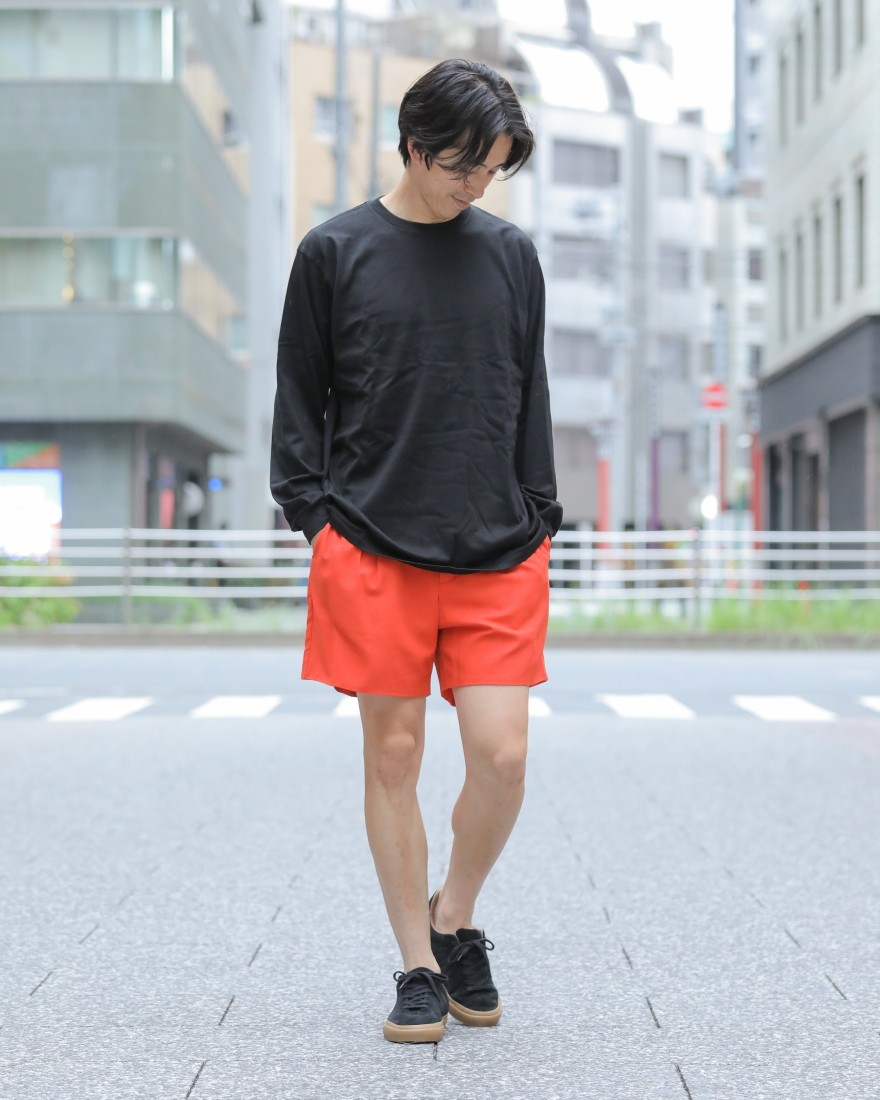 シャトルジョーゼットダブルクロスショーツ【SHUTTLE GEORGETTE CLOTH DOUBLE SHORTS】｜AURALEE（オーラリー ）｜TOKYOlife