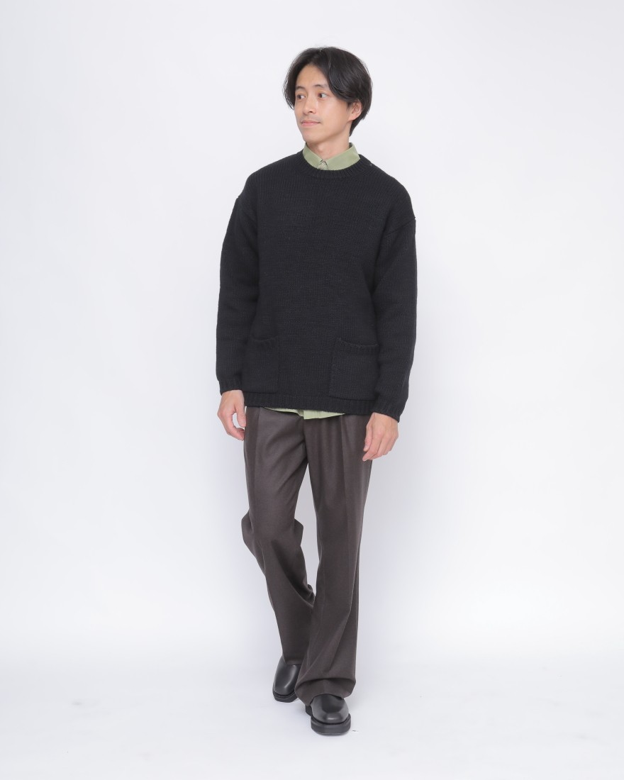 ウールフランネル スラックス【WOOL FULLING FLANNEL SLACKS